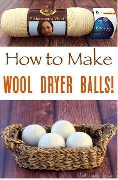 Diy Wool Dryer Balls, Frugal Cleaning, Cleaning Stuff, Frugal Girls, Yarn Balls, Diy Wool, Laundry Tips, Money Savers, Laundry Area