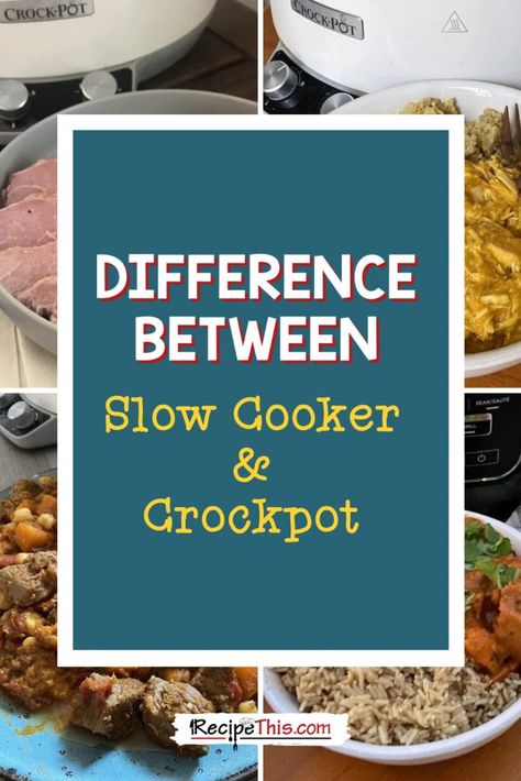 What Is The Difference Between Slow Cooker & Crockpot 4 Qt Slow Cooker Recipes, Slow Cooker Times Chart, Mini Slow Cooker Recipes, Small Crockpot Recipes, Mini Crockpot Recipes, Small Slow Cooker, Slow Cooker Times, Best Crockpot Recipes, Cooking Measurements