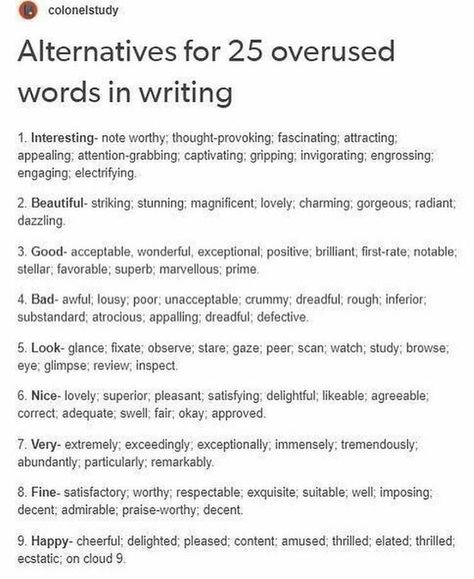 Setting Writing, English Synonyms, English Essays, Overused Words, Writing Design, Writing Support, Writing Dialogue Prompts, Creative Writing Tips, Essay Writing Skills