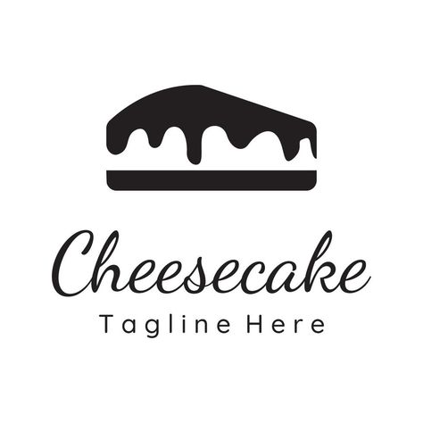 Cheesecake Logo Design, Cheesecake Logo, Cake Logo, Picture Logo, Home Logo, Cheesecake, Cheese, Graphic Design, Cake