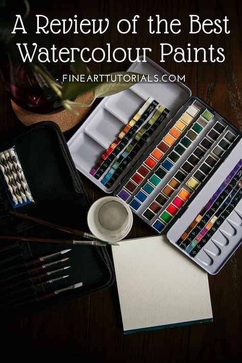 The best watercolour paints for beginners, intermediates and professionals. Find out about the qualities and characteristics of different watercolour brands to find the right range for your painting practice. #watercolor #watercolour #watercolors #watercolorpainting #watercolorart #bestwatercolors #watercolourpaint #watercolorbrands #artsupplies #arttutorials Paints For Beginners, Paint Craft Ideas, Gouache Palette, Hobbies To Pick Up, Practice Watercolor, Watercolour Landscape Painting, Watercolor Art For Beginners, Hobby Lobby Crafts, Watercolor Branding