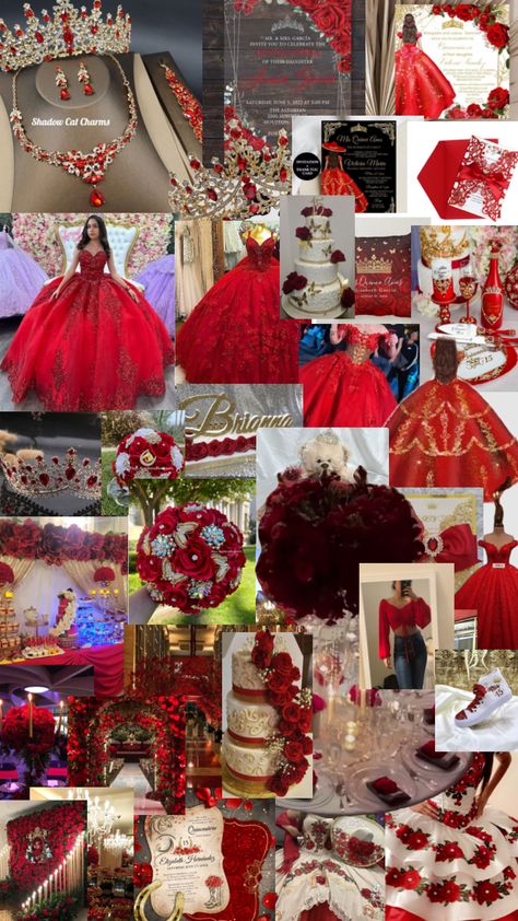 Charro Quince Decorations, 15 Themes Quinceanera, Burgundy Quinceanera Theme, Red And Gold Quinceanera Decorations, Charro Decorations, Red Quince Theme, Butterfly Quinceanera Theme, Quinceanera Surprise Dance, Quinceanera Red