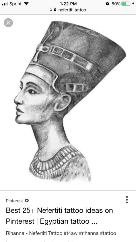 Egyptian Queen Tattoos, Nefertiti Tattoo, Awful Tattoos, Rihanna Tattoo, African Tattoo, Card Tattoo Designs, Egypt Tattoo, Queen Tattoo, Fantasy Tattoos