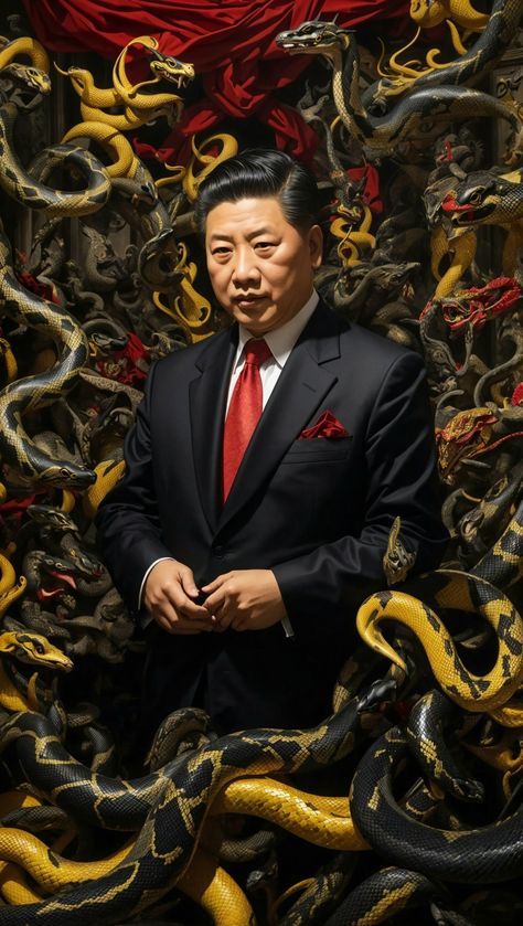 Xi Jinping & Snakes Xi Jinping, Question Everything, Snakes, China