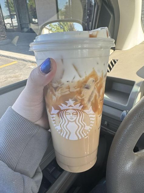 Starbucks 2.0 | Starbucks barista here 🙋‍♀️ this is the most customized ordered drink at my store | Facebook Venti Iced White Mocha, Carmel Macchiato, Iced White Chocolate Mocha, Starbucks Fall Drinks, Iced White Mocha, Cinnamon Dolce Syrup, Mocha Frappuccino, Passion Tea, Vanilla Bean Powder