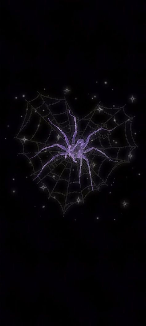 Spider Y2k Wallpaper, Spider Phone Wallpaper, Spider Background Aesthetic, Aesthetic Spider Wallpaper, Purple Spider Web Wallpaper, Y2k Wallpaper Purple And Black, Purple Spiderweb Wallpaper, Spiderweb Homescreen, Cool Y2k Wallpaper