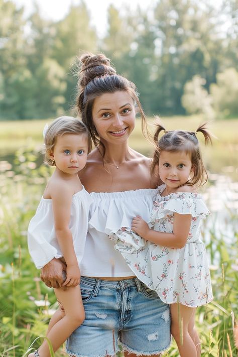 15 Mom-Approved Summer Photoshoot Outfit Ideas Mommy And Me Photo Shoot Mother Daughters Summer, Photo Shoot Mother Daughters, Photoshoot Outfit Ideas, Mother Daughters, Mommy And Me Photo Shoot, Summer Photoshoot, Me Photo, Photoshoot Outfits, Mommy And Me