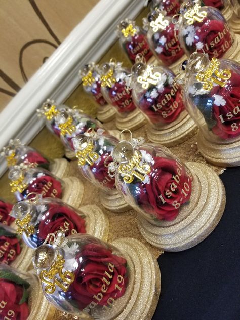 Party favors sweet 16 Burgundy And Gold Quinceanera Theme Decorations, Masquerade Favors, Beauty And The Beast Fifteen Party, Rose Quinceanera Theme, Beauty And The Beast Party Favors, Red Quince Party Favors, Red Party Favors, Beauty And The Beast Quinceanera Dress Quincedresses.com, Quince Recuerdos Ideas