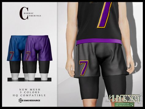 The Sims Resource - Numbers Athletic Shorts B-91 Sims 4 Male Clothes, Play Sims 4, Mens Tights, Play Sims, Sims 4 Expansions, Ts4 Cc, Sims4 Clothes, Sims 4 Mods Clothes, Shorts With Tights