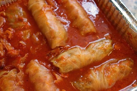 Polish Stuffed Cabbage Rolls, Cabbage Rolls Polish, Polish Stuffed Cabbage, Stuffed Cabbage Rolls, Cabbage Rolls Recipe, Sauerkraut Recipes, Stuffed Cabbage, Hungarian Recipes, Cabbage Rolls