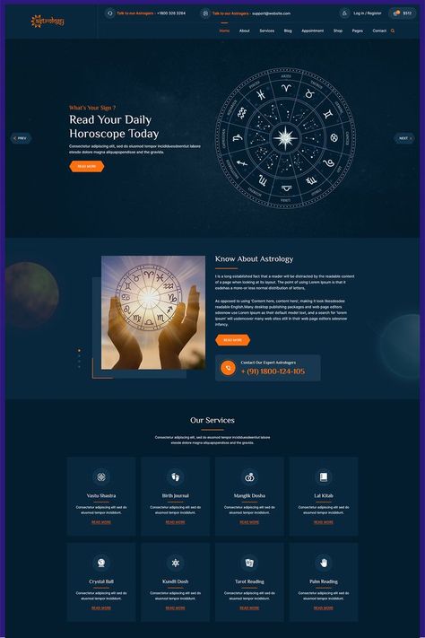 Horoscope-and-Astrology-Responsive-Multipurpose-HTML-Template 5 Template, Html 5, Learn Computer Coding, Computer Coding, Astrology And Horoscopes, Fun Website Design, Html Templates, Website Themes, Astrology