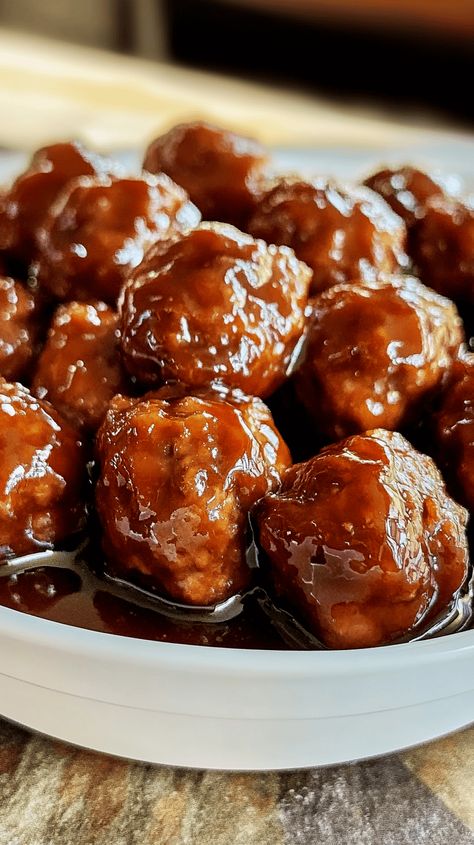 Sweet and Sour Meatballs: Rediscovering a Family Classic - pennywiseplates.com Crock Pot Sweet And Sour Meatballs, Mini Meatball Recipes, Sweet And Sour Meatballs Crockpot, Meatballs Sweet And Sour, Sweet N Sour Meatballs, Sweet Sour Meatballs, Sweet Meatballs, Sweet And Sour Recipes, Meatball Appetizer Recipe