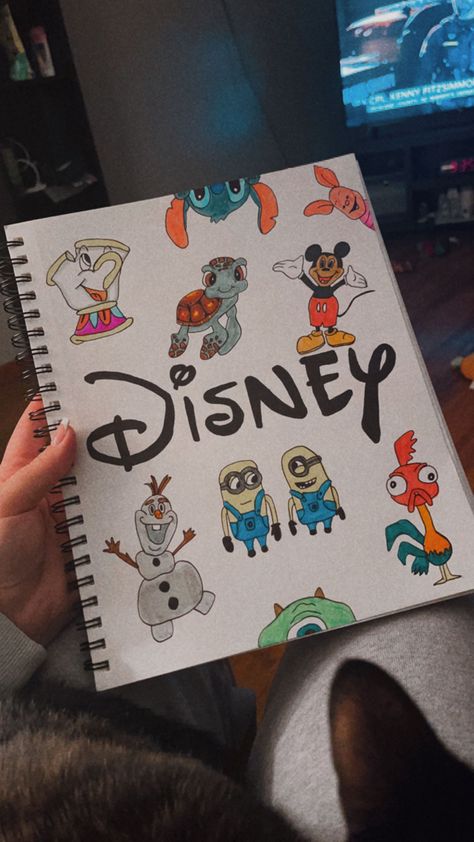 Drawing Idea Disney, Disney Cartoon Characters Drawing Easy, Disney Rajzok Easy, Disney Character Sketches Easy, Cartoon Sketches Disney, Disney Collage Drawing, Disney Drawings Ideas Cartoon Characters, Cartoon Doodles Disney Characters, Disney Character Drawings Sketches