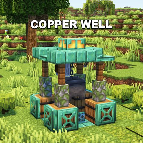 Minecraft Copper Well ✅ Follow for OP Minecraft Builds 📢 Share with your Friends 💬 Rate this Build 1-10 🔖Tags 🔖 #minecraft #minecraftbuilds #minecrafters #minecraftpe #minecraftmemes #mınecraftideas #minecraftbuild #minecraftbuilding #minecraftbuilding #minecrafttutorial #minecraftonly #mcpe #minecraftpc #minecraftcreations #minecraftdaily #minecraftdesign #minecraftjava #minecrafts #minecraftyoutuber #gaming Minecraft Building Ideas Copper, Minecraft Copper Ideas, Copper House Minecraft, Copper Builds Minecraft, Minecraft Copper House, Copper Minecraft Builds, Copper Minecraft, Minecraft Copper Builds, Minecraft Empire