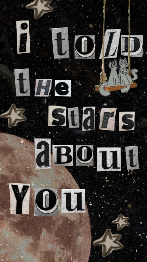 I Told The Stars About You Wallpaper, I Told The Stars About You Aesthetic, I Defy You Stars, I Told The Stars About You, Meh Wallpaper, Please Im A Star, Truck Bed Date, Healthy Life Hacks, Retro Wallpaper Iphone