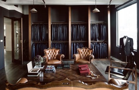 14 Best Tailors and Bespoke Suit Shops in Melbourne | Man of Many Suit Stores, Fancy Suit, Showroom Interior Design, Interiors Dream, Bespoke Suit, Tailor Shop, Boutique Interior, Store Design Interior, Store Interior