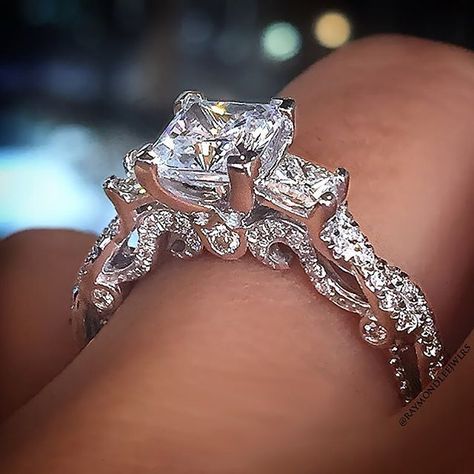 Verragio Insignia Tato Phoenix, Wedding Rings Princess Cut, Princess Cut Engagement, Rings Gemstone, Princess Cut Engagement Rings, Princess Cut Rings, Engagement Ring Cuts, Vintage Engagement, Dream Ring