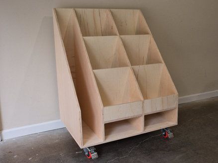 Storage For Wood Scraps, Scrap Wood Cart Plans, Wood Scrap Storage Ideas, Diy Scrap Wood Storage Cart, Diy Woodshop Storage, Scrap Wood Organizer, Small Scrap Wood Storage, Scrap Lumber Storage, Off Cut Storage