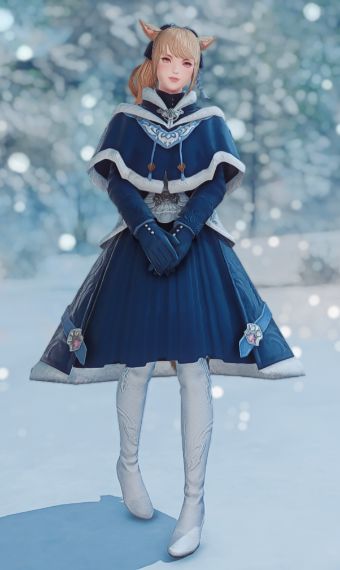 Winter Fantasy Outfit, Fantasy Winter Outfits, Winter Fantasy Clothing, Fantasy Winter Clothes, Winter Character Design, Snow Costume, Ffxiv Outfits, Ff14 Glamour, Ffxiv Glamour