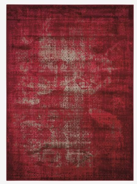 Karma Rug, Red | Rugs | Rugs Red Carpet Texture, Design Effects, Karma Design, Unique Ceiling Fans, Carpet Pattern, Carpet Texture, Framed Quotes, Visual Texture, Antique Inspiration