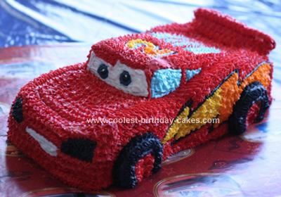 Car Shaped Cake, Lightning Mcqueen Birthday Cake, Birthday Cake Kids Boys, Disney Cars Cake, Lightning Mcqueen Cake, Mcqueen Cake, Cars Birthday Cake, New Birthday Cake, Birthday Cake For Husband