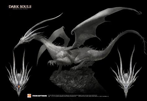 Dark Souls Concept 17 by MichaelCTY.deviantart.com on @deviantART Black Dragon Kalameet, Dark Souls Concept, Dark Souls Concept Art, Michael Chang, Dark Souls Artwork, Beast Creature, Dragon Artwork Fantasy, Demon Souls, Dark Souls Art