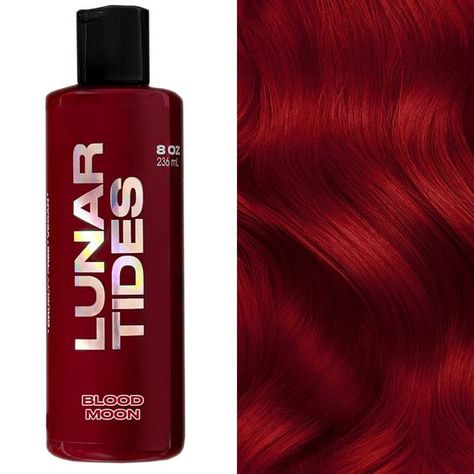 PRICES MAY VARY. Dark and luscious, our deep colors feature velvet tones that are highly pigmented to last long and create richer tones. Blood Moon is a one-of-a-kind highly pigmented deep red dye with slight orange undertones Red Shades Of Hair, Red Box Dye, Lunar Tide, Red Dye, Box Dye, 2024 Wishlist, Red Shades, Hair Dyes, Semi Permanent Hair Color