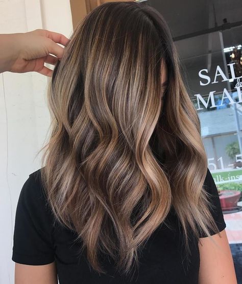 Coffee And Caramel Balayage Hair Caramel Balayage Hair, Caramel Balayage, Brunette Balayage Hair, Brown Hair Balayage, Hair Done, Short Hair Balayage, Balayage Brunette, Brown Blonde Hair, Penteado Cabelo Curto