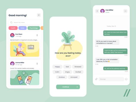 Desain Ux, Diary App, Health App Design, Mood Journal, Mood Diary, Creative Market Design, Journal App, Wellness Apps, Projects Design