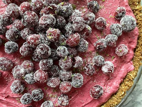 Cranberry-Lime Pie – Deanna's Daughter Ginger Snap Cookies, Lemon Tart, Ginger Cookies, Fresh Cranberries, Lime Pie, Key Lime Pie, Lime Zest, Pie Plate, Ginger Snaps