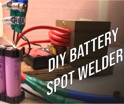 DIY Battery Spot Welder! Spot Welder Diy, Diy Welder, Portable Welder, Morning Exercises, Welding Ideas, Welding Electrodes, Batteries Diy, Spot Welder, Electronic Projects