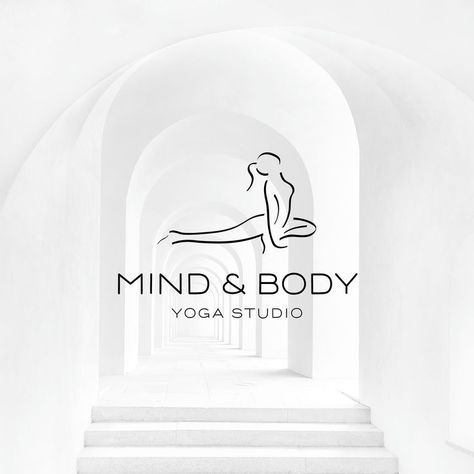 Logo Design and Branding for Mind & Body Yoga Studio Yoga Studio Names, Studio Names Ideas, Logo Design Body, Yoga Business, Yoga Logo, Fitness Logo Design, Names Ideas, Fitness Logo, Studio Logo