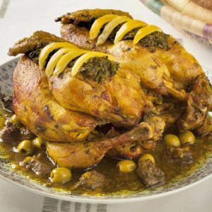 Tangerine Recipes, Preserved Lemons Recipes, Moroccan Chicken Recipe, Lamb Pie, Moroccan Recipe, Roasted Olives, Gourmet Magazine, Turkey Tenderloin, Moroccan Chicken