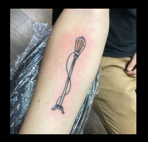 Ghost Light Tattoo, Broadway Tattoos, Theatre Tattoo, Tattoo Light, Feminist Symbol, Tech Tattoo, Great Comet Of 1812, Beginner Tattoos, Tattoo Makeup