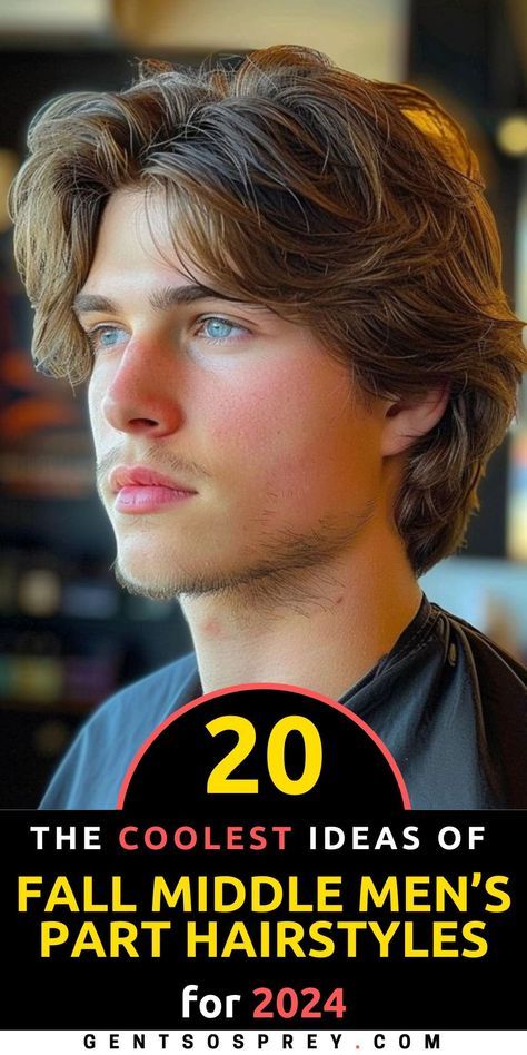 15 Cool Braid Hairstyles for Men to Try in 2024 - Fashion Tips Tricks Men’s Parted Haircut, Men's Middle Part Haircut, Men’s Long Top Haircut, Classic Male Haircut, Mens Hairstyles Midlength, Curtain Hairstyles Men, Middle Part Boys Haircut, Teen Boy Hairstyles 2024, Middle Part Long Hair Men