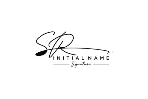 Hand Drawn Calligraphy, Sr Logo, Name Signature, Calligraphy Lettering, Vector Hand, Signature Logo, Logo Templates, Vector Art, Hand Drawn