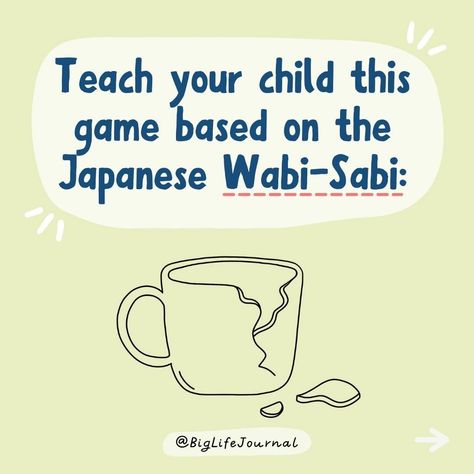 BIG LIFE JOURNAL | Parenting on Instagram: “Have you heard of Wabi-Sabi? This Japanese practice teaches us to accept change and imperfection around us. What a wonderful thing to pass…” Japanese Parenting, Family Meetings, Big Life Journal, Japanese Practice, Family Meeting, Being Human, Life Journal, Slip And Fall, New Family