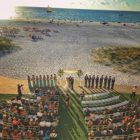 Sandpearl Resort Clearwater on Instagram: “Sandpearl Beach Wedding... #sandpearl #cleargram #beachwedding #beachlife #shesaidyes #sandpearlwedding” Sandbar Wedding, Sand Dance Floor Wedding, Opal Sands Wedding, Sand Ceremony Script, Sandpearl Resort Clearwater Wedding, Wedding Sand, Reception Flowers, Pearl Wedding, Resort Wedding