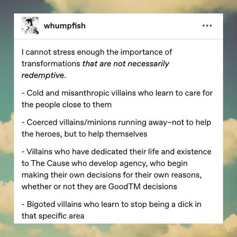 Sweet Writing 🍯 on Instagram: "There are many different ways and manners in which characters can develops, use these ideas to help explore creating complex and morally varied characters. • #writingprompts #writing #writingtips #author #writingcommunity #writinginspiration #writingadvice #teenwriter #writersofinstagram #aspiringauthor #author #youngwriter #writingproblems #writingpost #tumblrpost #tumblr" Ways To Make Characters Meet, Tumblr Writing Advice, How To Write Complex Characters, Mannerisms For Characters, Tumblr Writing, Writing Problems, Building Character, Writing Things, Aspiring Author