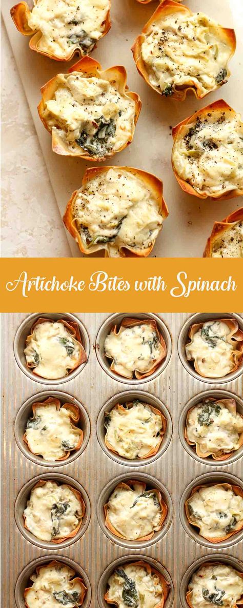 Baked Artichoke Dip, Artichoke Bites, Top Appetizers, Baked Artichoke, Homemade Pretzels, Bite Size Appetizers, Whipped Feta, Creamy Spinach, Sauteed Veggies