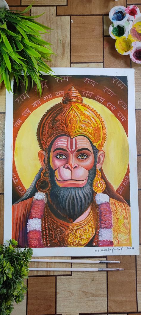 Indian God Abstract Painting, Abstract Art Of God, Acrylic Painting Of Krishna, Hanuman Acrylic Painting, Hanuman Ji Painting Acrylic, God Sketches Indian, God Abstract Painting, Kedarnath Painting, God Acrylic Painting