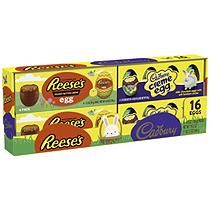 Find all the Easter egg candy you've been hunting for for in this variety pack. You don't have to choose between decadent Cadbury Creme Eggs and delicious Reese's Peanut Butter Creme Eggs. Fill candy dishes and Easter baskets with both types of these creme-filled eggs. These individually wrapped chocolates are easy to share, and even easier to love. Reese Eggs, Cadbury Milk Chocolate, Creme Eggs, Filled Candy, Cadbury Eggs, Easter Egg Candy, Cadbury Creme Egg, Candy Egg, Easter Bunny Cake