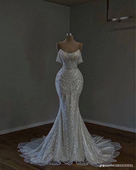 Middle Eastern Wedding Dress, Sparkle Mermaid Wedding Dress, Wedding Dress Illusion, Tight Wedding Dress, Glam Wedding Dress, Bling Wedding Dress, Reception Gown, Wedding Dresses Cinderella, Classy Wedding Dress