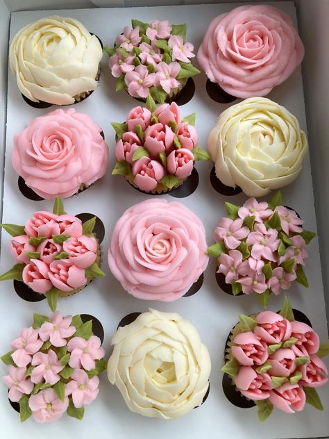 Gallery | The Flower Cupcake Co. Summer Solstice Party, Solstice Party, Flower Cupcake, Cupcake Mix, 2024 Design, Flower Cupcakes, Floral Party, Ivory Flowers