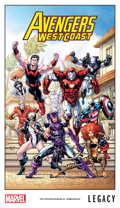 Todd Nauck, West Coast Avengers, Free Comic Books, Avengers Comics, Read Comics Online, Marvel Comics Wallpaper, Marvel Comic Universe, Marvel Comic Books, Dark Horse Comics