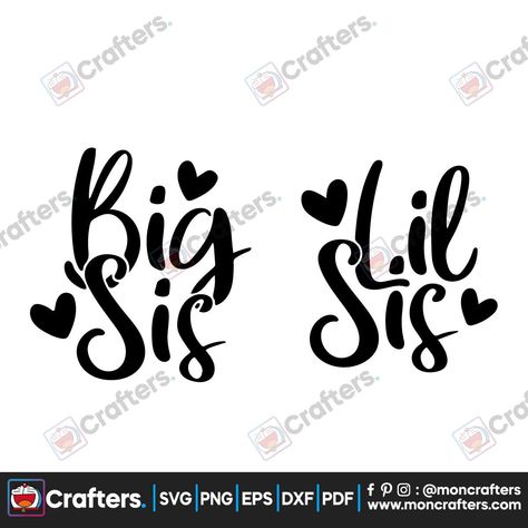 Big Sis Svg Lil Sis Svg Big Sister Svg Check more at https://moncrafters.com/product/big-sis-svg-lil-sis-svg-big-sister-svg/ Big Sis Lil Sis Tattoo, Big Sis Little Sis Tattoos, Beautiful Hair Dye, Lil Sis Big Sis, Big Sister Svg, Sister Svg, Sisters Quotes, Matching Sister Tattoos, Sister Tattoo