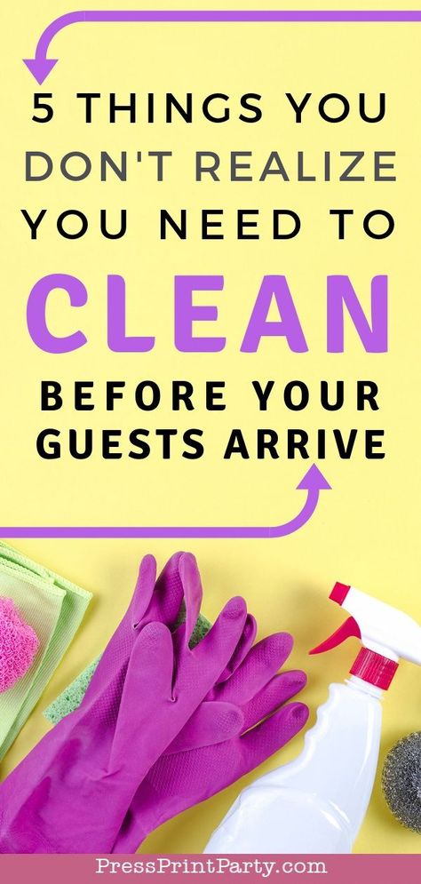 Cleaning For A Party Checklist, Cleaning For Guests Checklist, Clean House For Guests, Getting House Ready For Guests, How To Get Your House Ready For A Party, Preparing For House Guests, Cleaning For A Party, Gifts For Cleaning Lady, Dinner Party Must-haves