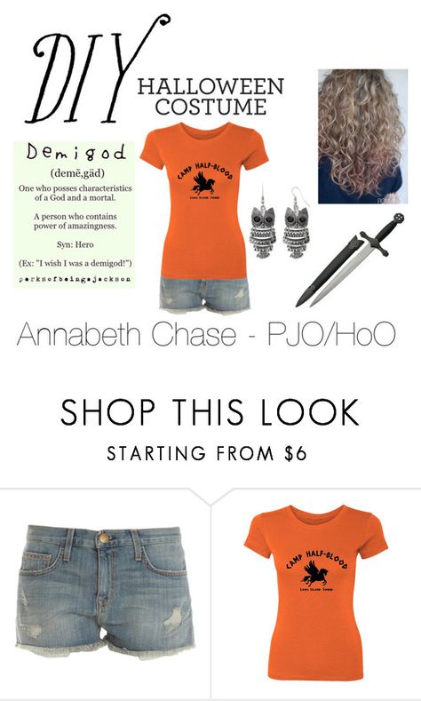 "Annabeth Chase Halloween Costume" by purestplace ❤ liked on Polyvore featuring Current/Elliott, Arizona and diycostume Annabeth Chase Halloween Costume, Chase Halloween Costume, Annabeth Chase Costume, Chase Costume, Costume Diy, Annabeth Chase, Halloween 2024, Diy Valentines Gifts, Camp Half Blood