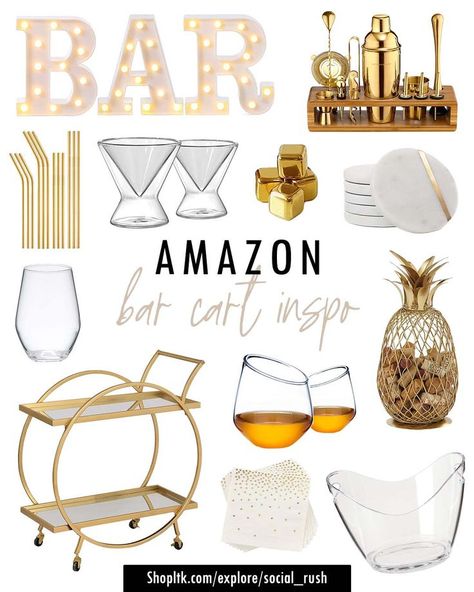 Bar Cart Styling, Bar Cart Ideas, Bar Cart Decor, Home Decor Ideas, Home Bar Ideas, Home Bar Decor Gold Bar Cart Decor Ideas, Bar Cart Styling Apartments, Styling Bar Cart, Glam Bar Cart, Bar Cart Inspo, Gold Bar Cart Styling, Bar Cart Inspiration, Bar Cart Ideas, Golf Bar