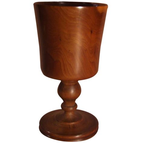 1stdibs Yew Finely Turned Wood Goblet English Tableware Metalworking Lathe, Woodworking Lathe, Yew Wood, Wood Turning Lathe, Lathe Projects, Wood Turner, Learn Woodworking, Wood Turning Projects, Diy Holz